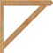 Ekena Millwork Traditional Craftsman Rough Sawn Outlooker, Western Red Cedar, 6"W x 40"D x 40"H OUT06X40X40TRA04RWR - alternate 2